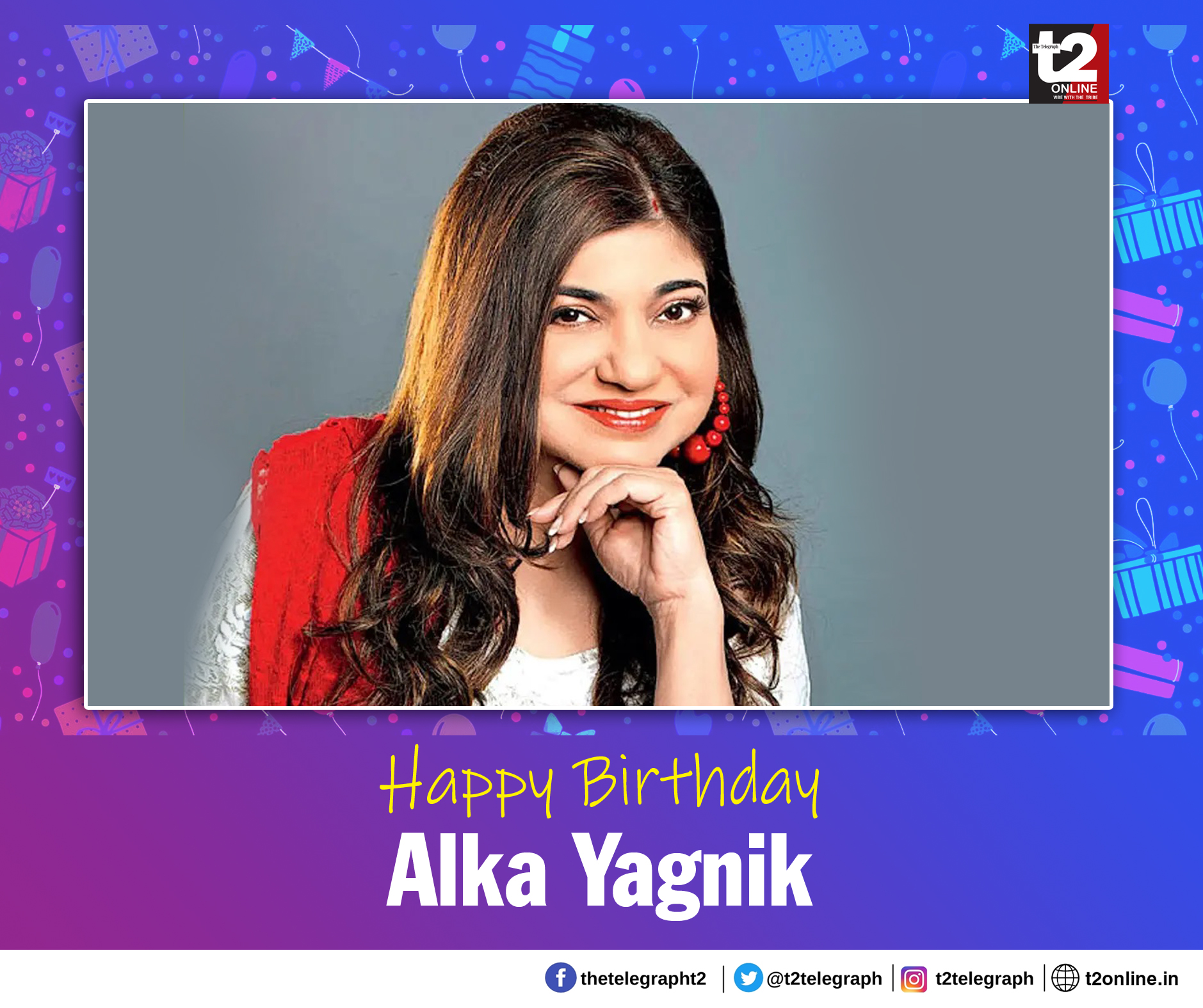 Happy birthday to the evergreen Alka Yagnik. 