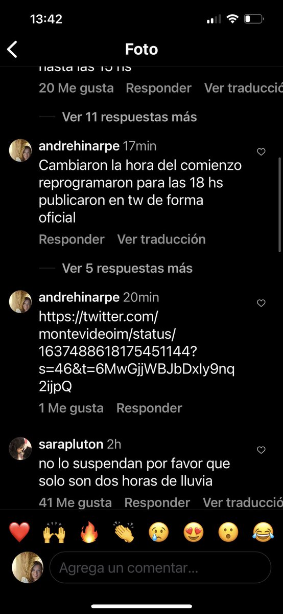 andrehinarpe's tweet photo. No pude sacar captura del tw de la intendencia pero si copié la dirección del tw https://t.co/kf91A8hqwv