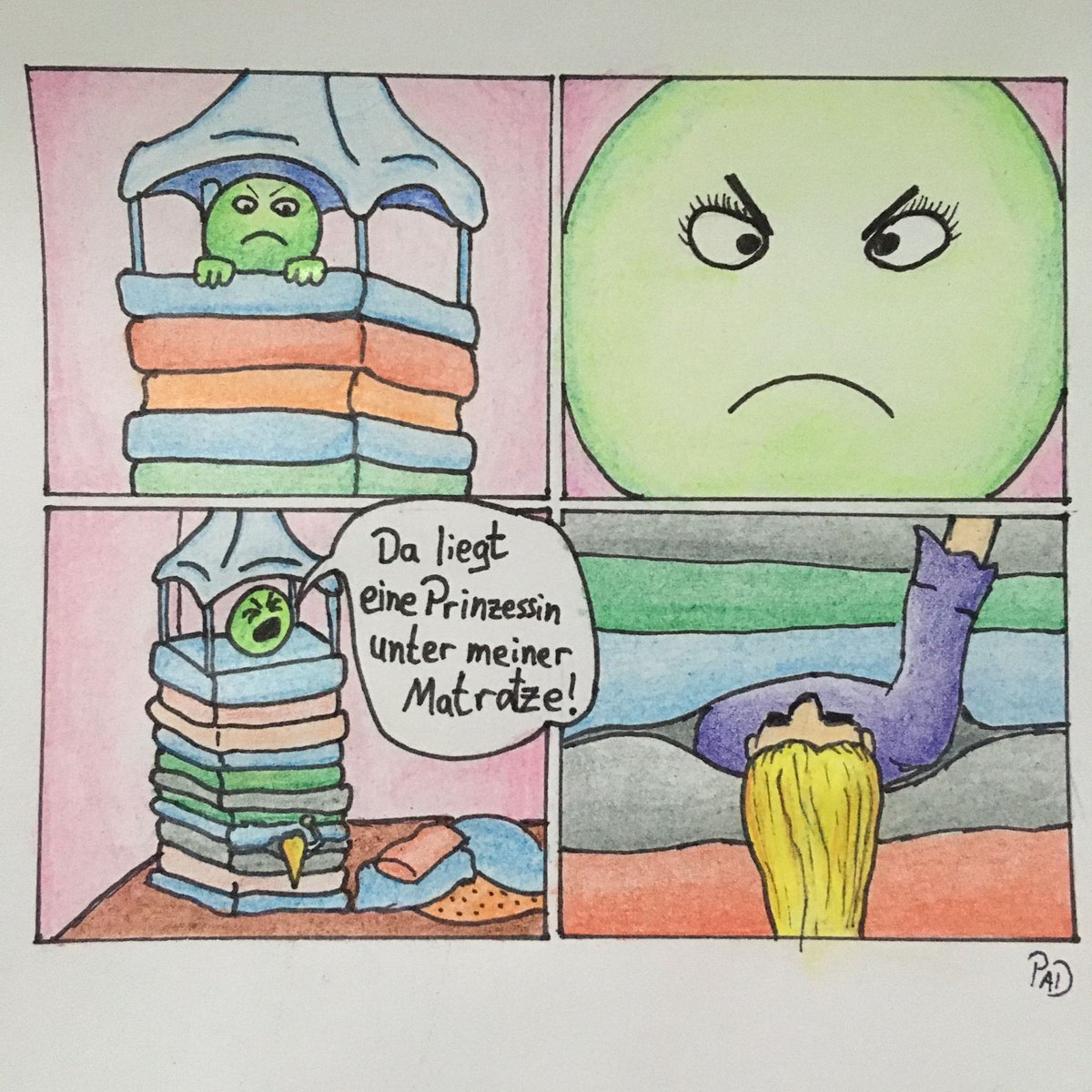 Die Erbse auf der Prinzessin 😡