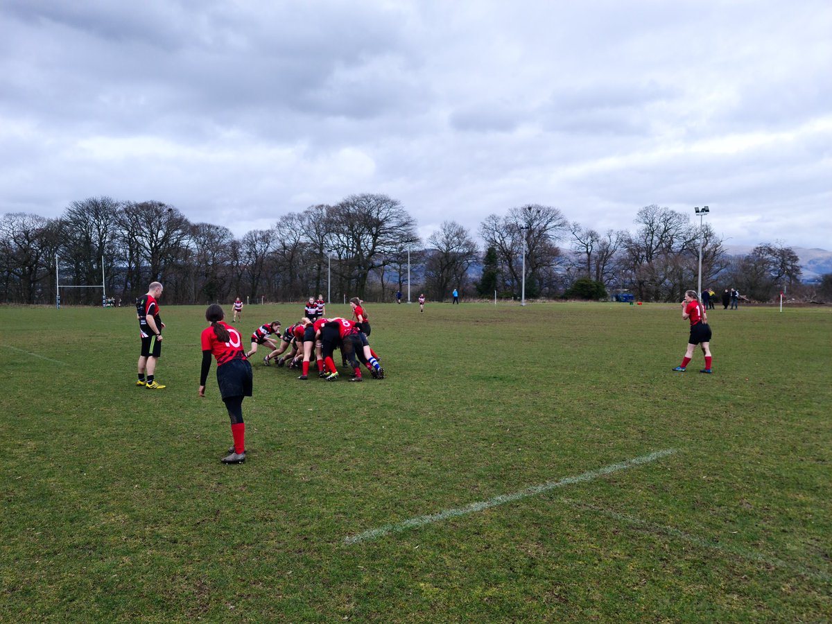 Jess_WGRugby's tweet photo. Great morning of rugby as @bannockburnrfc hosted the Caledonia Midlands Girls for U12-U18s. Big thanks to all of the teams who attended! https://t.co/94GCQ4CNfG