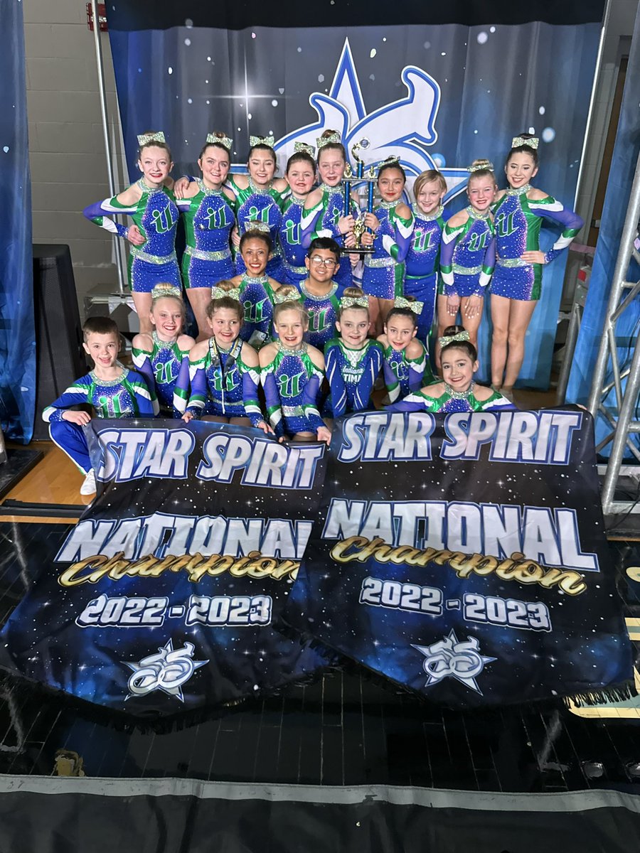 indianaultimate's tweet photo. Session 1 Awards at the @starspirit1 Nationals!!!
Congratulations to:
Midnight - 1st, Level 1 High Point & Grand Champion, Best Tumbling Award
Kiwi - 2nd
Way to go IU!!!💚💙
#CompeteWithTheBest https://t.co/TyB2UJMGFv