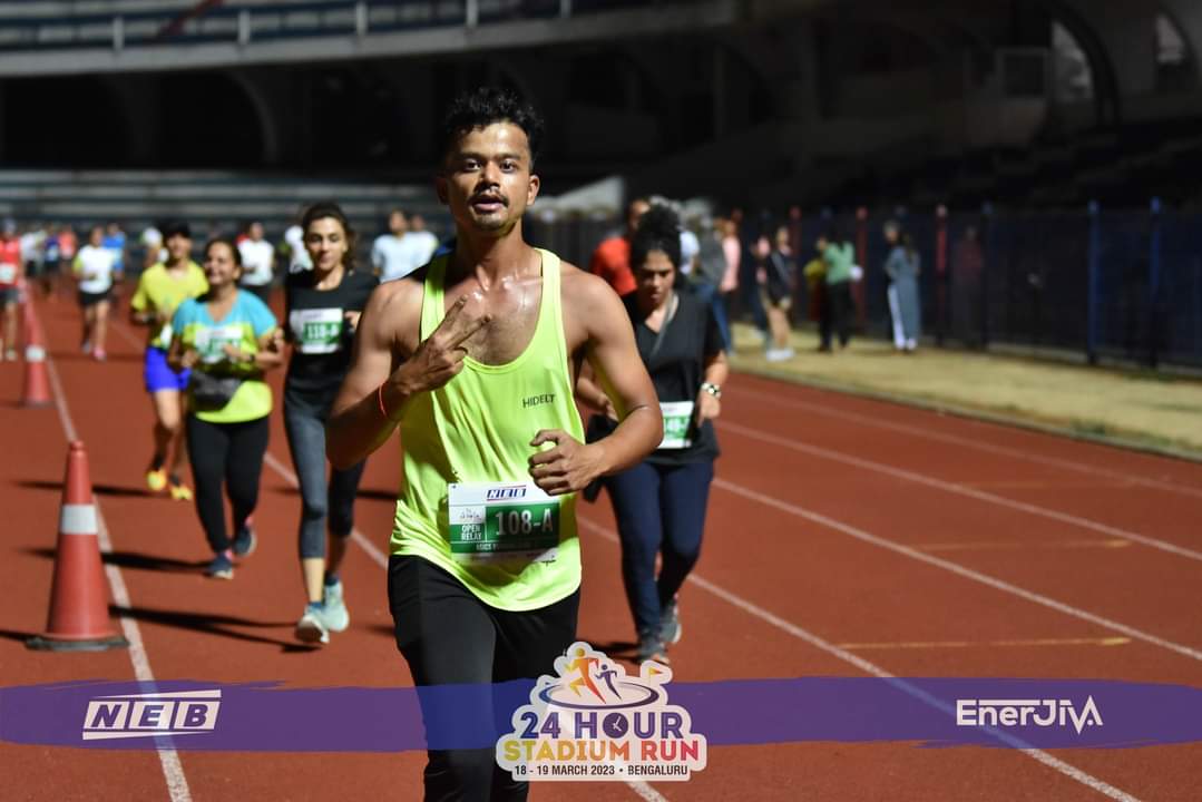 Swapnesh0109's tweet photo. 12 Hours Team Relay Race by @NEBSportsEPL
As per the official result, Contributed 55 laps (23.27 kms) to my team Asics Running Club 1 💪Much better than before, but, yes, need to work a lot more ✌️
@ASICS_India #liveuplifted
#running #RunningLoop #runningmotivation #run #runner https://t.co/fk82cnUtuv