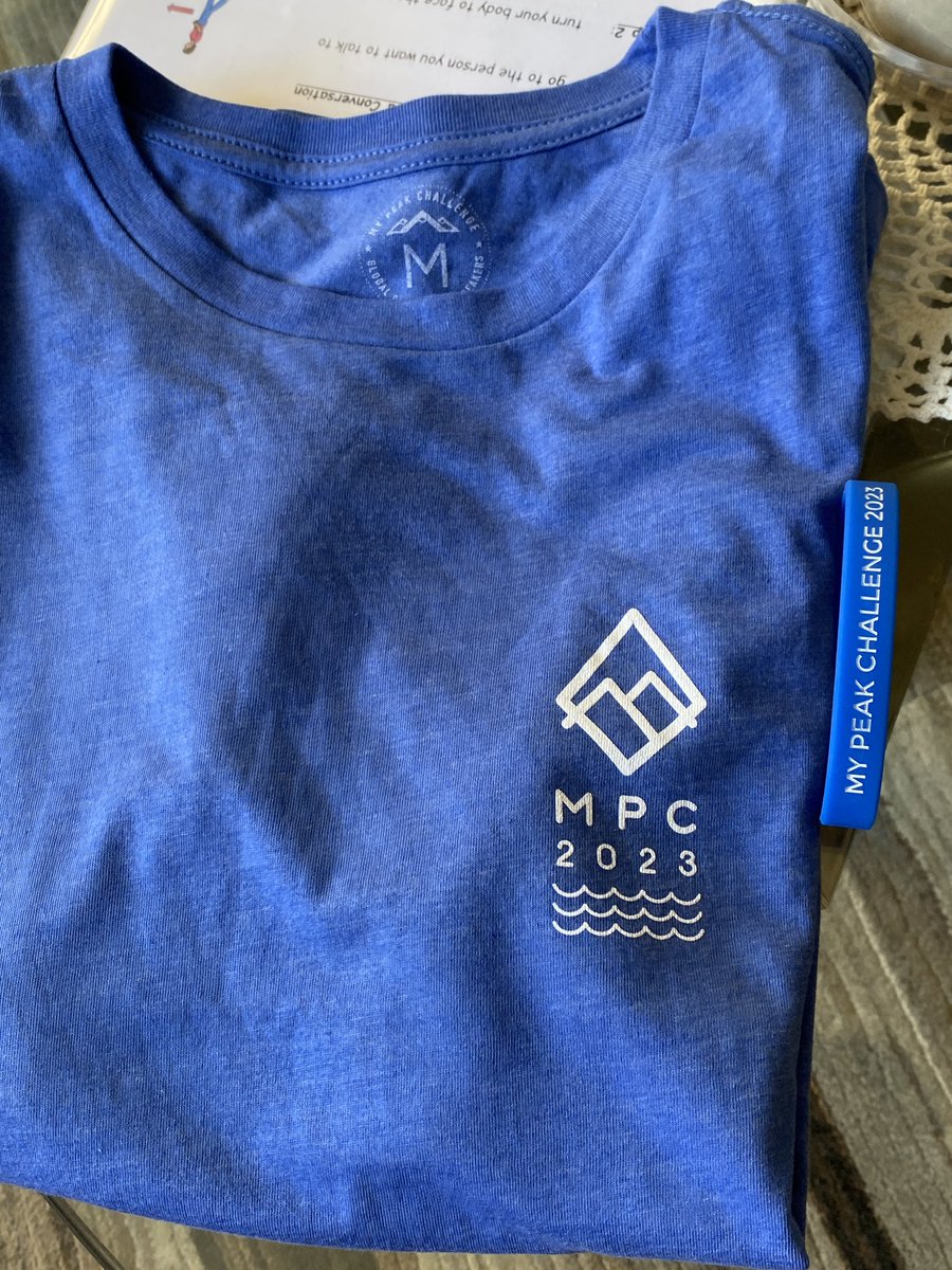 Finally arrived… love it… <a href="/MyPeakChallenge/">My Peak Challenge</a> <a href="/SamHeughan/">Sam Heughan</a>  #MPC2023 #2ndYearPeaker <a href="/CoachValbo/">John Valbonesi</a>