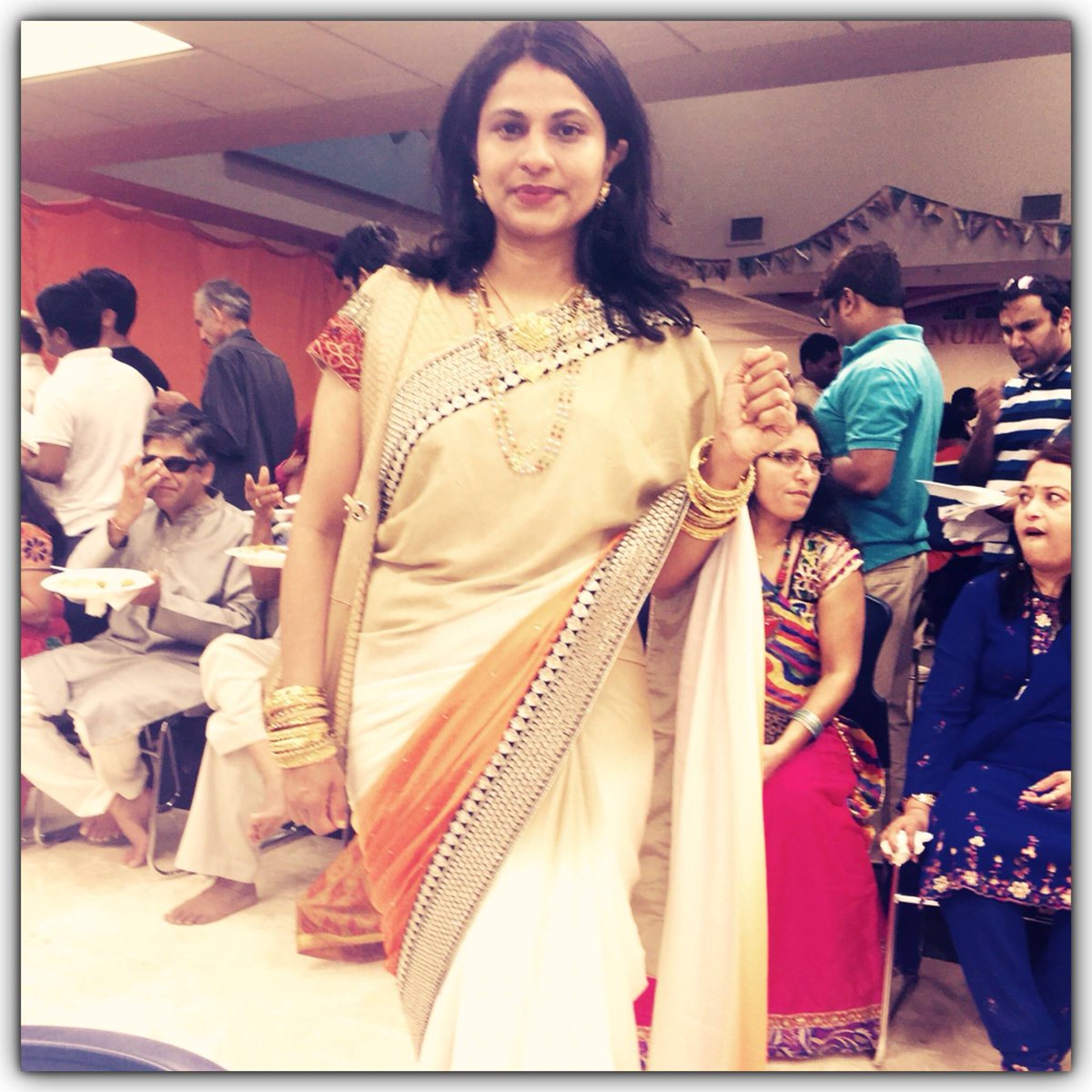 thegraceeffects's tweet photo. Multishade sari w/patch work lace. designed by @HetalJoshiM. fusion:chiffon+ satin. client: mfg:Surat, Gujarat/India. With > 1 million of these sold internationally. @HetalJoshiM in her own design. #success #textilefusion #fabricfusion 
#hetaljoshim #hetaln #fabric #textile https://t.co/sg6mTPsP1Q