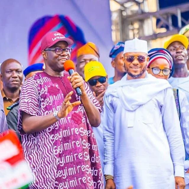 Samlad05's tweet photo. I congratulate our amiable Governor His excellency  Engr.Seyi Abiodun Makinde on his re-election as the Executive Governor of Oyo State. https://t.co/hT1cFUVe8y