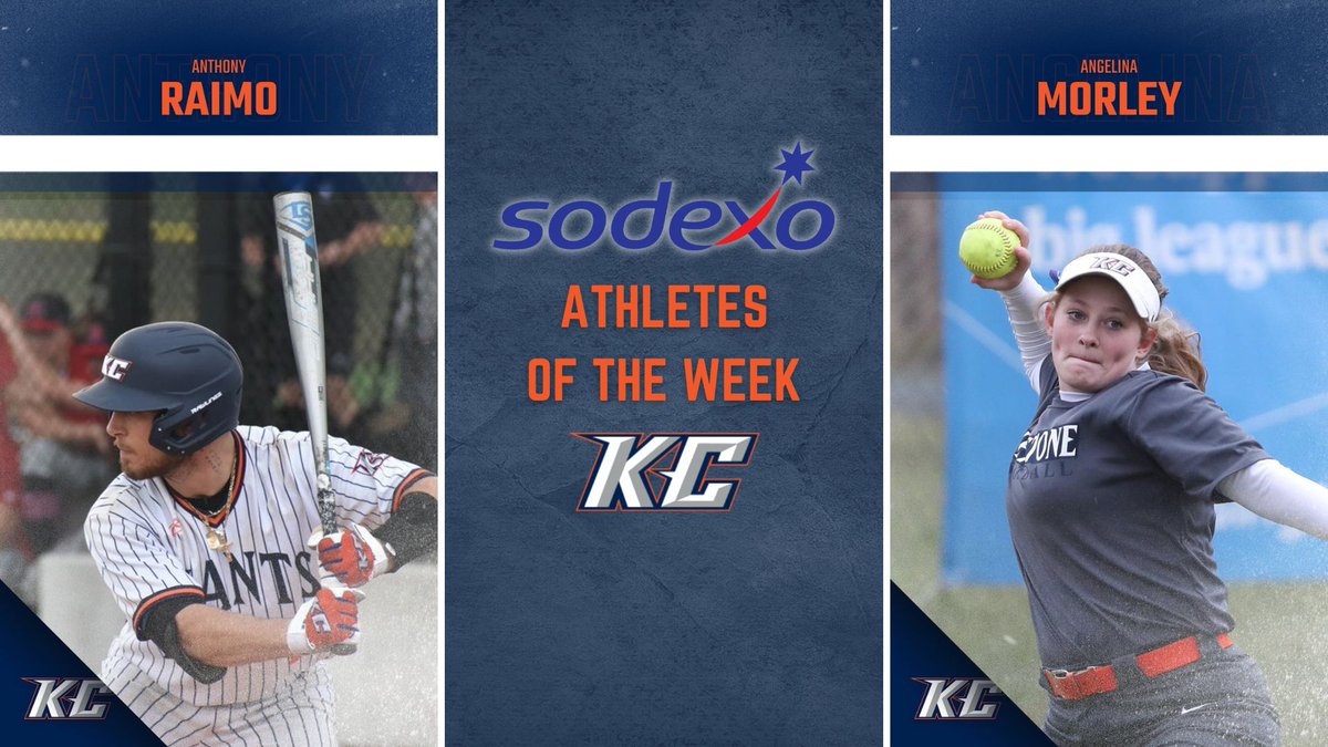 Congrats to our Sodexo Student-Athletes of the Week!

Anthony Raimo (Baseball) + Angelina Morley (Softball)