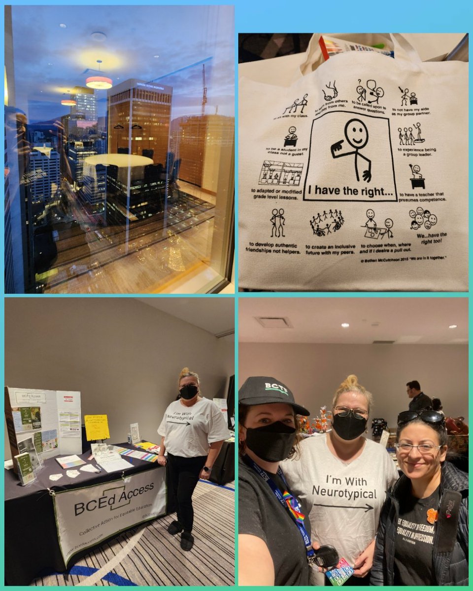 @bctf #bCTFAGM2023  Day 2.

715am Surrey Morning Breakfast Caucus, sleepy downtown so quiet from 34th floor

And spending time pre-morning session with the incredible @BCECTA @nico1e and phenomenal parent and student advocateTrqcy Humphreys  with @BCEdAccess