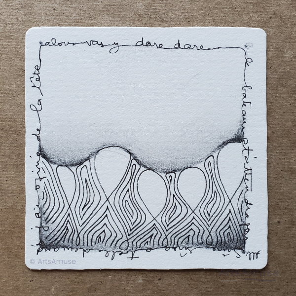 ArtsAmuseTangle's tweet photo. Tanglefolie Jour 3 : Dare-Dare - Echoism de Zentangle @zentangleinc
#tanglefolie2023 #tanglefolie #deficreatif #creativechallenge #zentangle #zenart #zentangleart #penandink #challengeyourself #dessincreatif #déficréatif https://t.co/PyfKRTkrJD