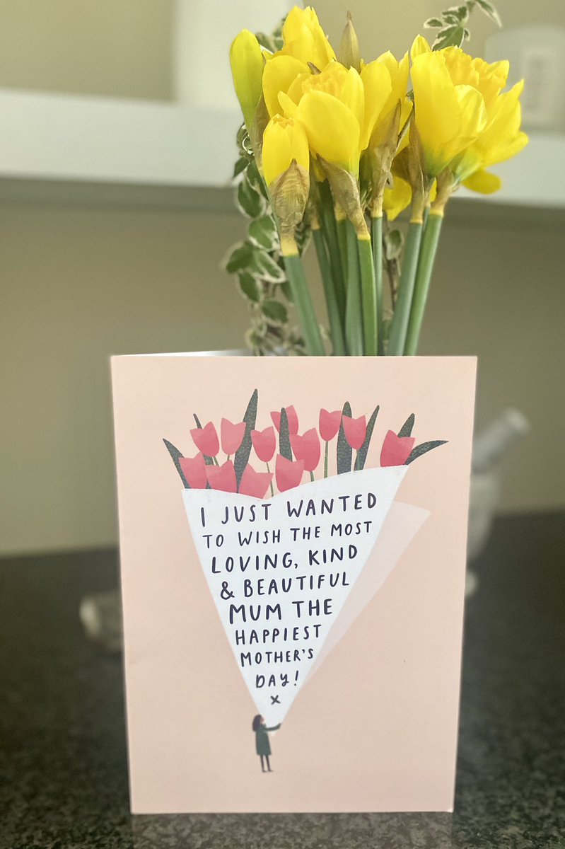 Happy Mother’s Day to all who are celebrating. 💐
My three are in Newcastle, Leeds and London but they remembered (thanks to the firstborn!) 😍

#MothersDay