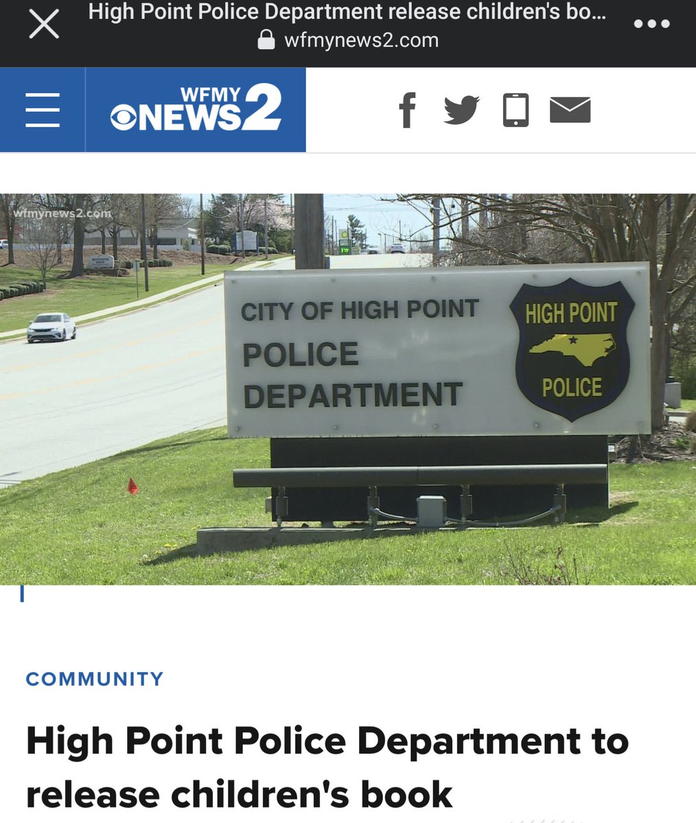 The cops of High Point get $19M & a kids book while we continue to help people in the 3rd poorest zip in NC

We know police don't solve crime & don't protect us. We know this is the New Jim Crow

#highpoint #highpointnc #acab  #AbolishThePolice #careforothers #powertothepeople