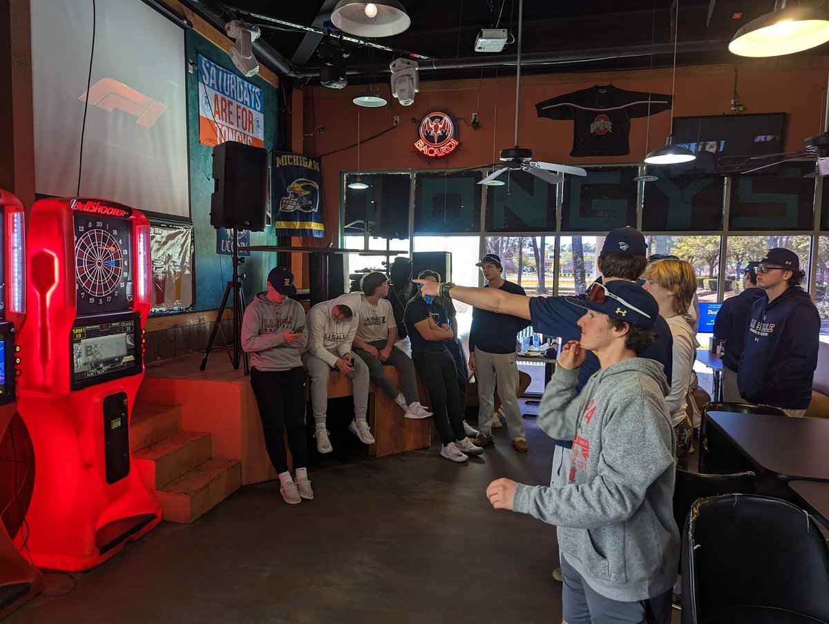 <a href="/ComeGetTongy/">Tongy's Shmackhouse</a> taking care of us again! #LaSalleBaseball <a href="/LaSalle_Sports/">La Salle Sports</a>