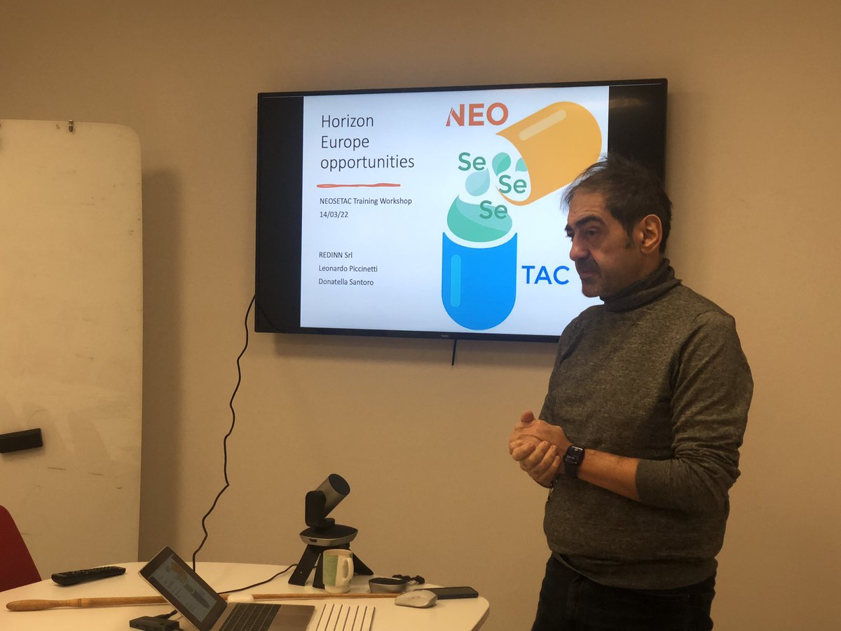 'Exciting to see the training stakeholder strategy and mapping by Leonardo Piccinetti from Redinn during his secondment at the Karolinska Institute. #Neosetac #StakeholderStrategy #KarolinskaInstitute'
