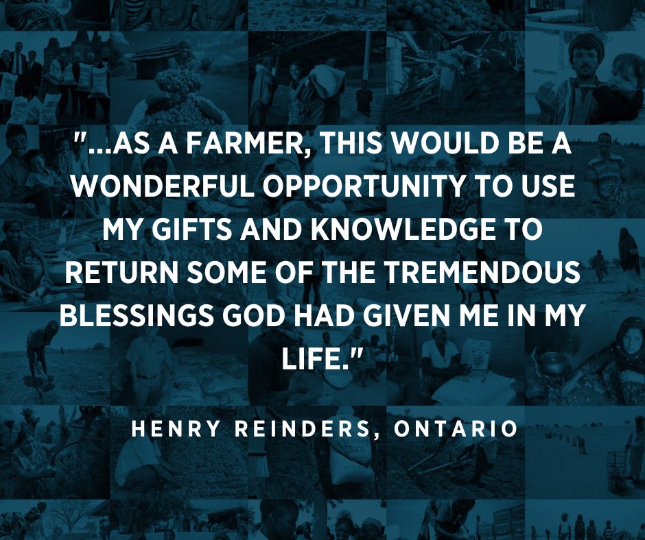 Foodgrains's tweet photo. Thanks to Henry Reinders of Ontario for sending this guestbook entry in! We love hearing your memories of Canadian Foodgrains Bank over the four decades we've been working to #endhunger 🙏 

Submit your entry today: https://t.co/ZBEquQ9i3m 

#40yearsofmemories https://t.co/wgiI5K8ggf