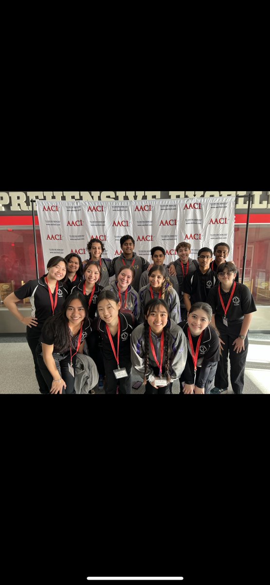 valenciahighmsa's tweet photo. A small group of students competed in the St.Francis competition at CSUN. They were 1st place overall in the large school division. Thank you to the AACI and St. Francis high school for making this happen. We are so proud of our students and we cannot wait to attend nationals. https://t.co/hebLnYWh2O