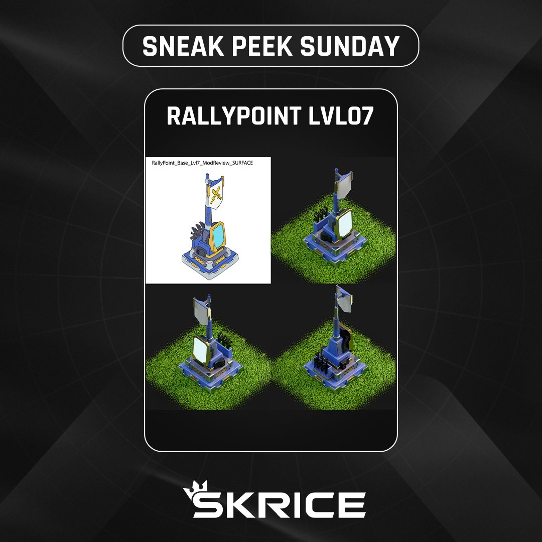 Sneak Peek Sunday!

Rally your army with the Rally Point, shown with LVL 7 surfacing  (wip) 

#heroesofmavia