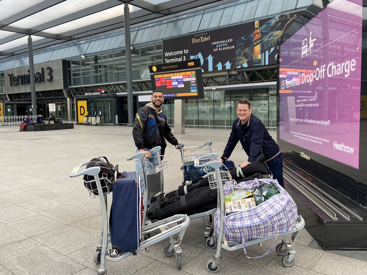 They are off! The Chosen Haram heads to New Zealand @Aklfestival excess baggage now distributed. Safe travels team and good luck! Just a little bit jealous here at HQ <a href="/_sadiqsadiq/">Sadiq Ali</a> <a href="/MadeinScotShows/">Made in Scotland</a>