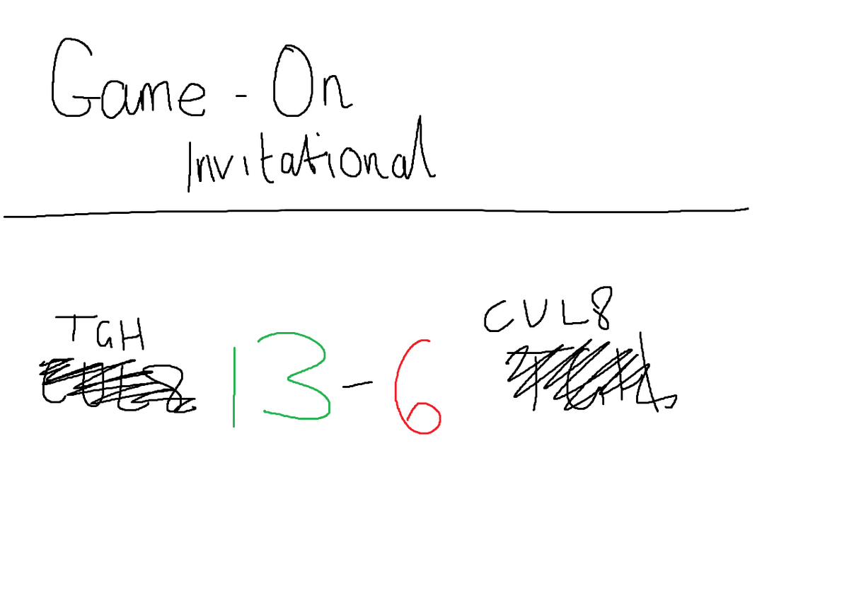 Official_CUL8's tweet photo. damn...

map 2 ends in an L

@Official_CUL8  6 - 13 @TheGooseHouse 

onto the decider!!! UP THE FKN CUL8 https://t.co/SW79xlFi0j