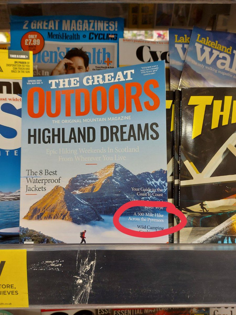 It's me in <a href="/TGOMagazine/">The Great Outdoors</a> 😃 
Yes I moved it to the front