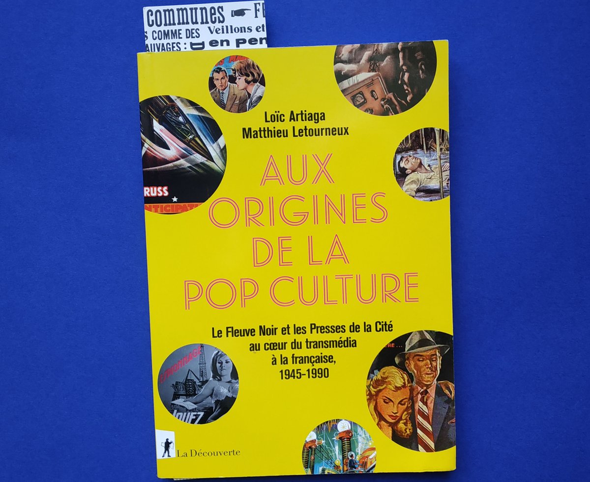 [LECTURE EN COURS] du passionnant "Aux origines de la pop culture" de @matthletourneux et <a href="/Fantomas_media/">Loïc Artiaga</a> (<a href="/Ed_LaDecouverte/">Éditions La Découverte</a>, nov 22) sur la littérature populaire 1945-1990. La lecture en est super agréable et la maquette est superbe.