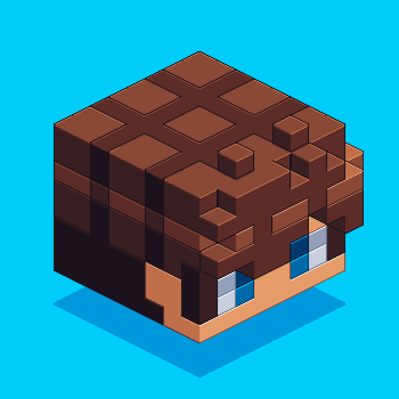 DFM Vitor on X: Parabéns, Geleia! #Minecraft #Pixelart #Comission   / X