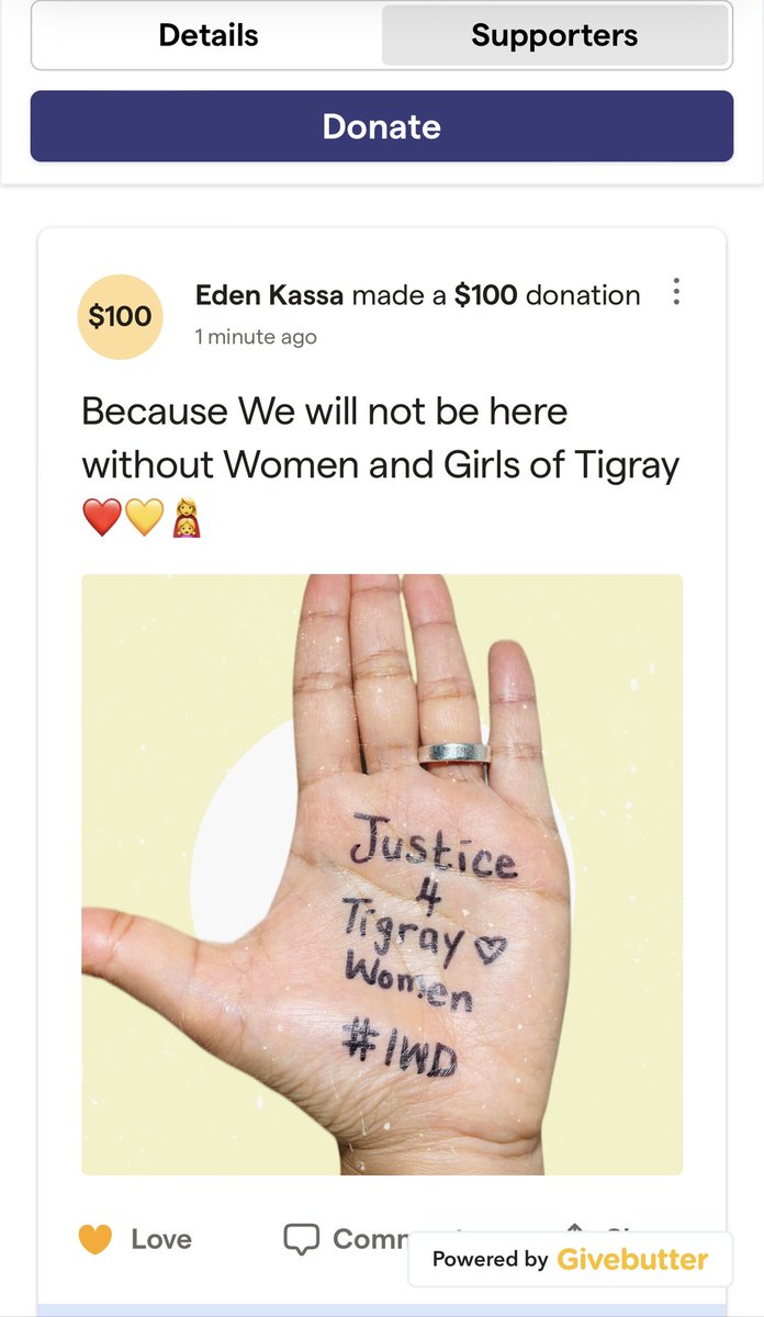 EdenBFKN's tweet photo. I am asking everyone here to match me- Month of March IWM isn’t over yet- I know we are wiped but we need to be intentional with our help. I can personally vouch that every cent donated here will reach our Women and Girls- so GIVE NOW! https://t.co/rkd5wrmZKN @HPN4Tigray https://t.co/5DRRtaTCqC