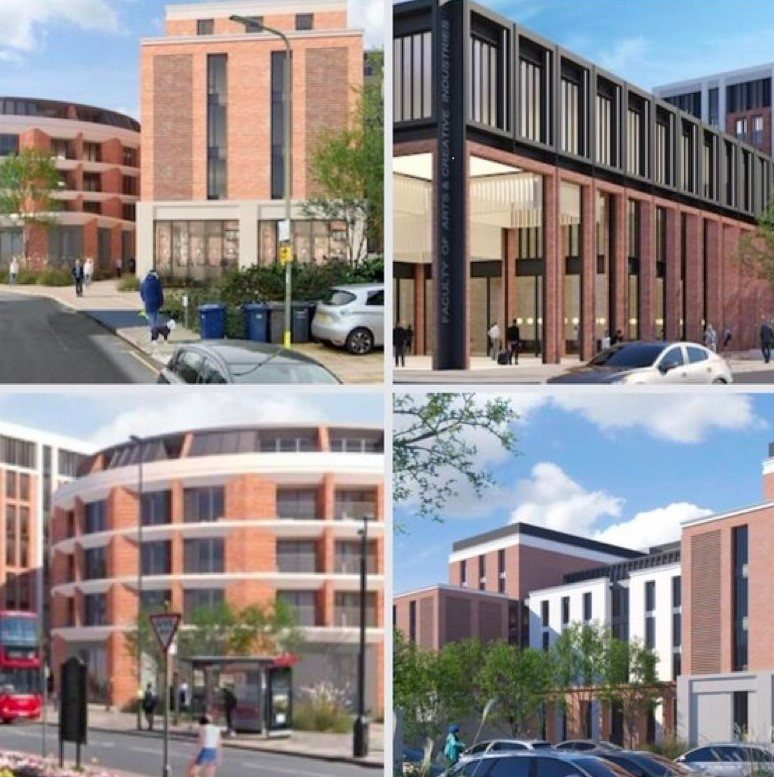 SaveHendon's tweet photo. @ProfessorBlitz responds in @BarnetPost to Labour's plans to press ahead with Hendon Hub scheme which will see 100s of students domiciled in huge buildings crammed around The Burroughs, Hendon. We say YES to regeneration but NO to this land grab. SCALE IT DOWN! #SaveHendon https://t.co/th22Dvb1WF