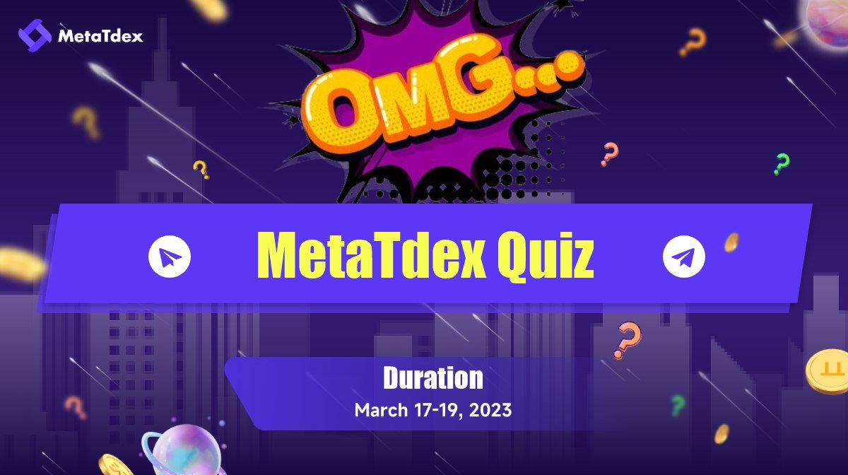 himuofc's tweet photo. 📢Dear MetaTdexers

Weekend is coming...🥳

Time to fill the quiz after 1 week we are learning with MetaTdex🚀

Answer correctly the questions below✅
⬇️⬇️⬇️
https://t.co/NzsjFOUNdR

📆
🎁30 MaticMarch 17-19

Each 3 Matic for 10 participants with correct answers🔥 https://t.co/4MDhW8x6IW