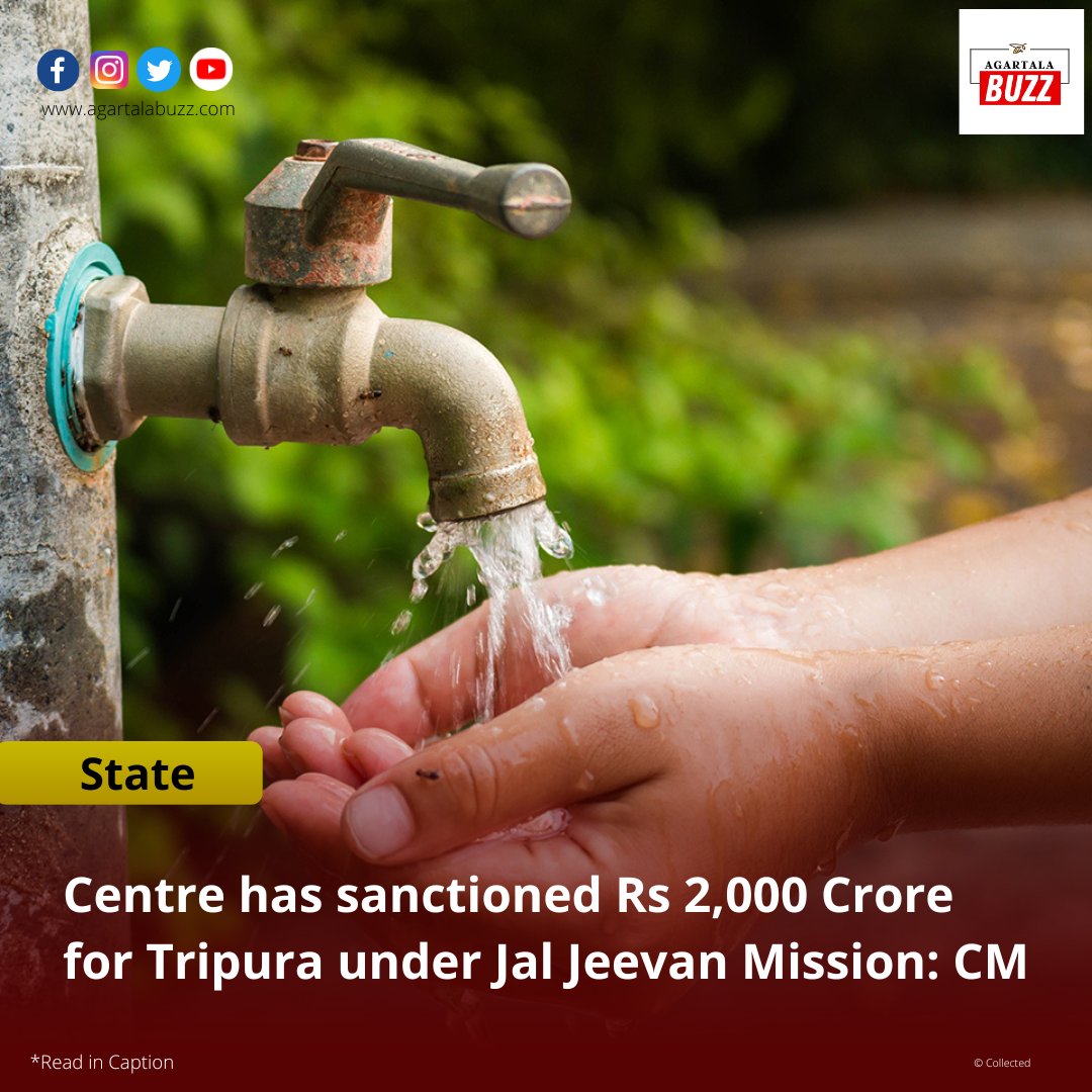AgartalaBuzz's tweet photo. Read Here : https://t.co/hjAN4cx0PZ

#agartalabuzz #JalJeevanMission #jalshakti #DrManikSaha #Tripura https://t.co/yCIpPwGwPy