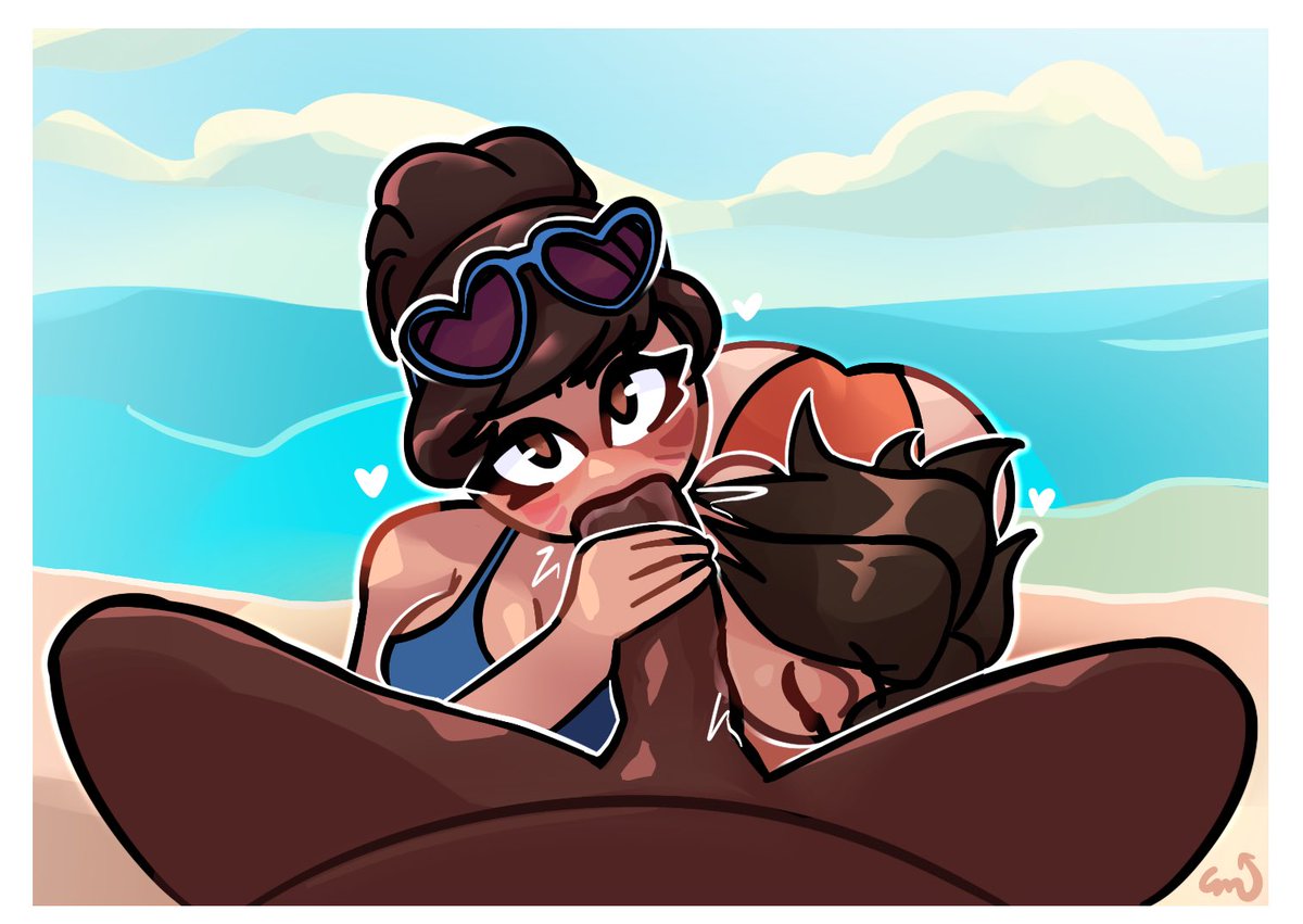 🏖️Beach Time! w/ dva and tracer 🏖️

💗drawing based off <a href="/TheThreeDust/">ThreeDust</a>’s wonderful overwatch animation 💗