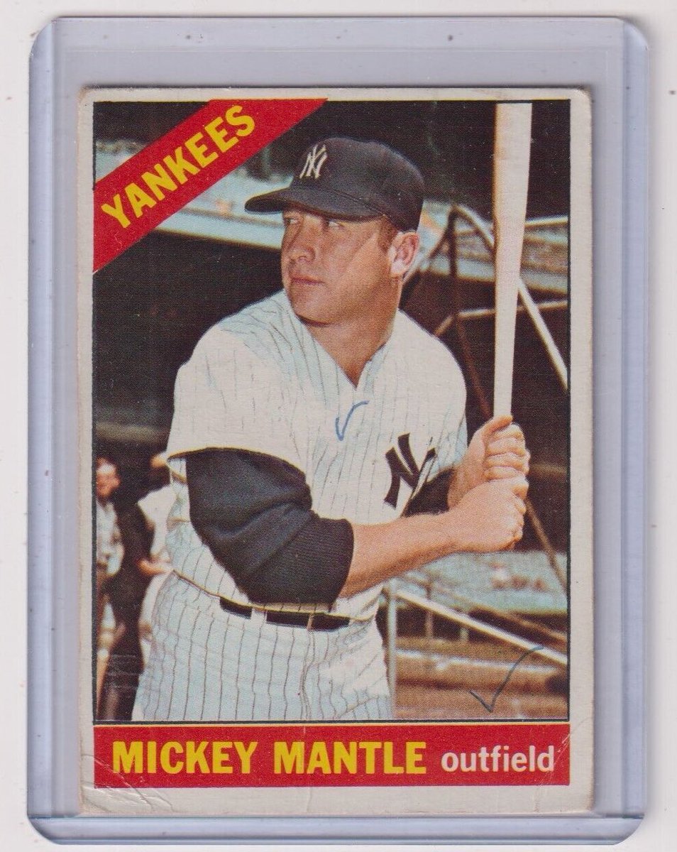 gurucollects's tweet photo. 🚨⚾️ FREE MANTLE CARD ⚾️🚨

To celebrate 77k, I’m giving away a card of #7…a 1966 Topps Mickey Mantle!

TO ENTER:
Just like this tweet and follow me!

That’s all…good luck! 🍀 https://t.co/gb9Fp21Jnq
