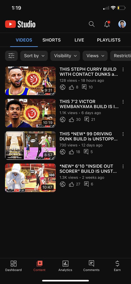 Hands down the best decision I’ve made this year 💯 Thankful to God for what I’ve been able to accomplish in 2 weeks of starting this new channel. I’m finally seeing the growth that I deserve. This is your sign to start a new channel!! 100 SUBS IN 2 WEEKS🎉 #NBA2K23 #2KCommunity