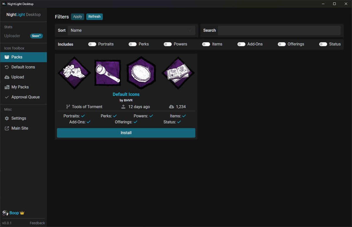 The Dead by Daylight Icon Toolbox is closing down but it's functionality will be appearing in a new NightLight Desktop app in the near future.

And who knows, maybe custom icons will be supported on NightLight...