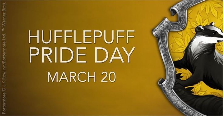 /wzd DO YOU GUYS REMEMBER, WHAT DAY IS TODAY??! IT'S HUFFLEPUFF PRIDE DAY GUYSS!  
 #.HufflepuffPrideDay 💛🖤 🦡