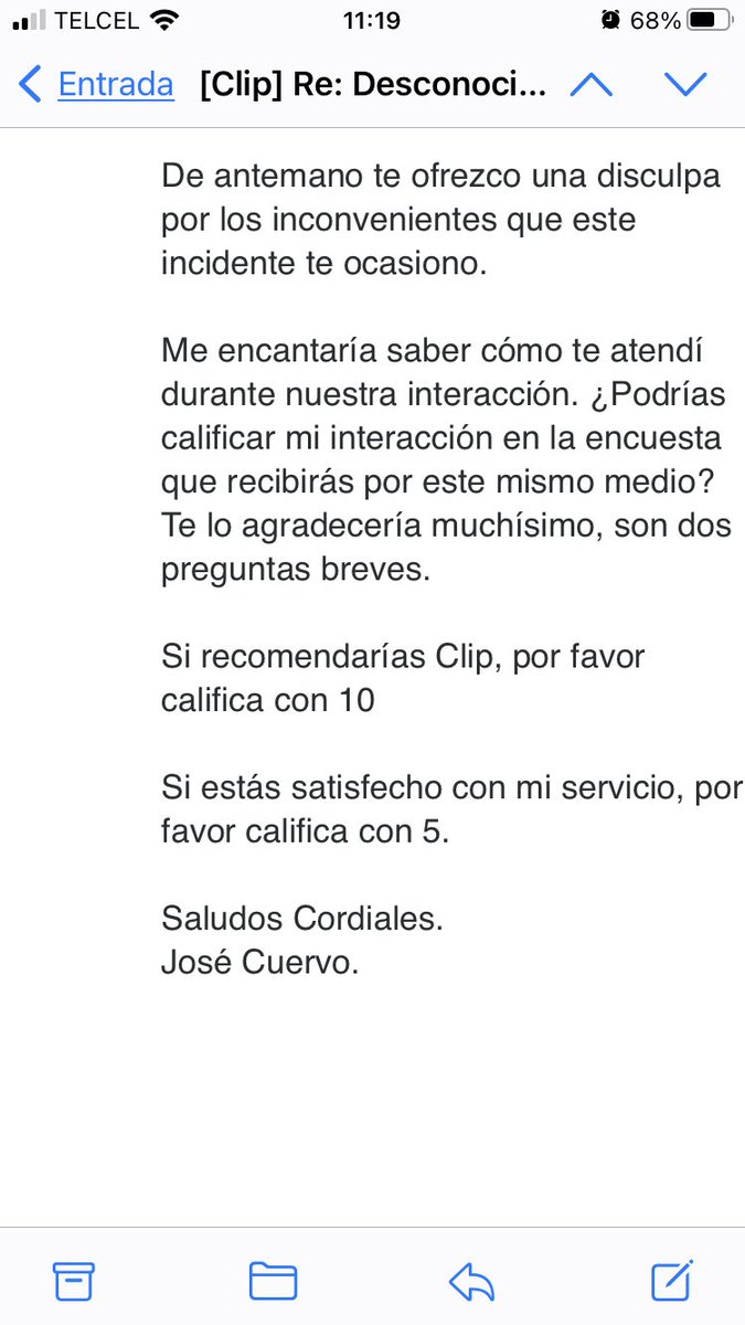 lidicemr's tweet photo. @clip_mx No resuelven fraudes en línea a través de su plataforma https://t.co/VLuD17jvp8