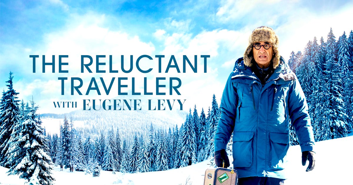 Highly recommend The Reluctant Traveller on Apple TV. I loved the Finland episode. Definitely want to go there. Beautiful place, incredible arctic resort, riding with huskies and wearing flotation suits. Funny & amazing scenery #thereluctanttraveller #eugenelevy