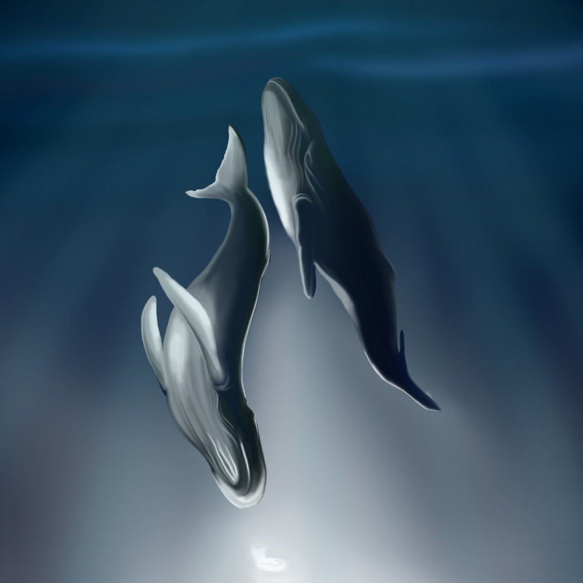 "In small people, small thoughts, like small fish, create great excitement. In oceanic minds, however, whales of inspiration hardly create even a ripple"

Art is available on OS😉