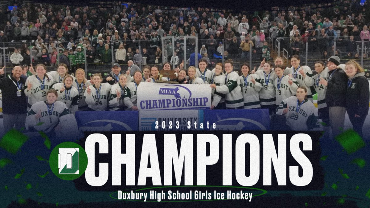 Proud of these hard working student-athletes.  Way to go @duxgirlshockey.
