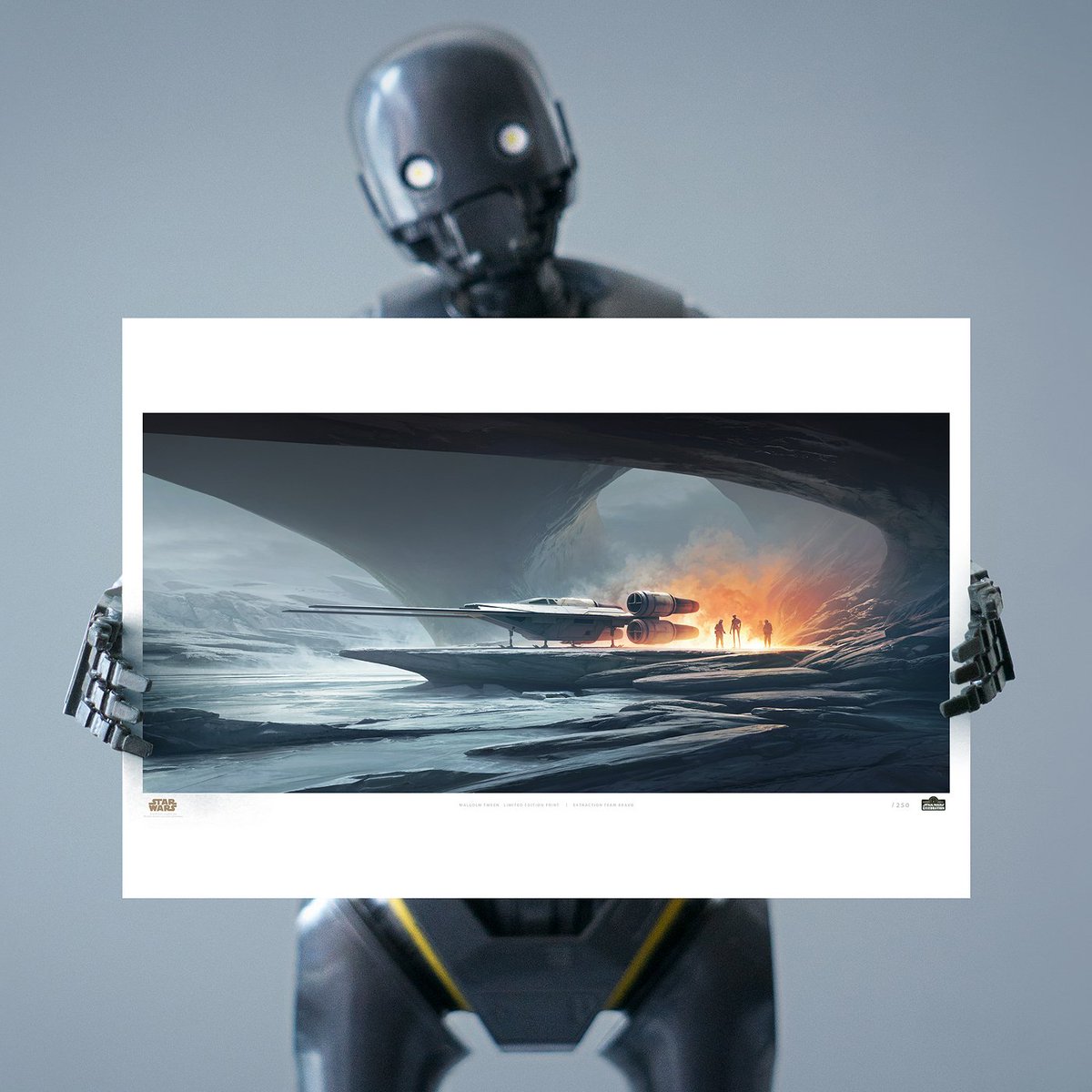 Last 24 hours to pre-order for <a href="/SW_Celebration/">StarWars Celebration</a> ! >

darkinkart.com/collections/st…

Please note! Prints are ONLY for collection at SWCE London 10-13th April.🚀<a href="/starwars/">Star Wars</a>

#RogueOne #Andor #StarWars #StarWarsCelebration