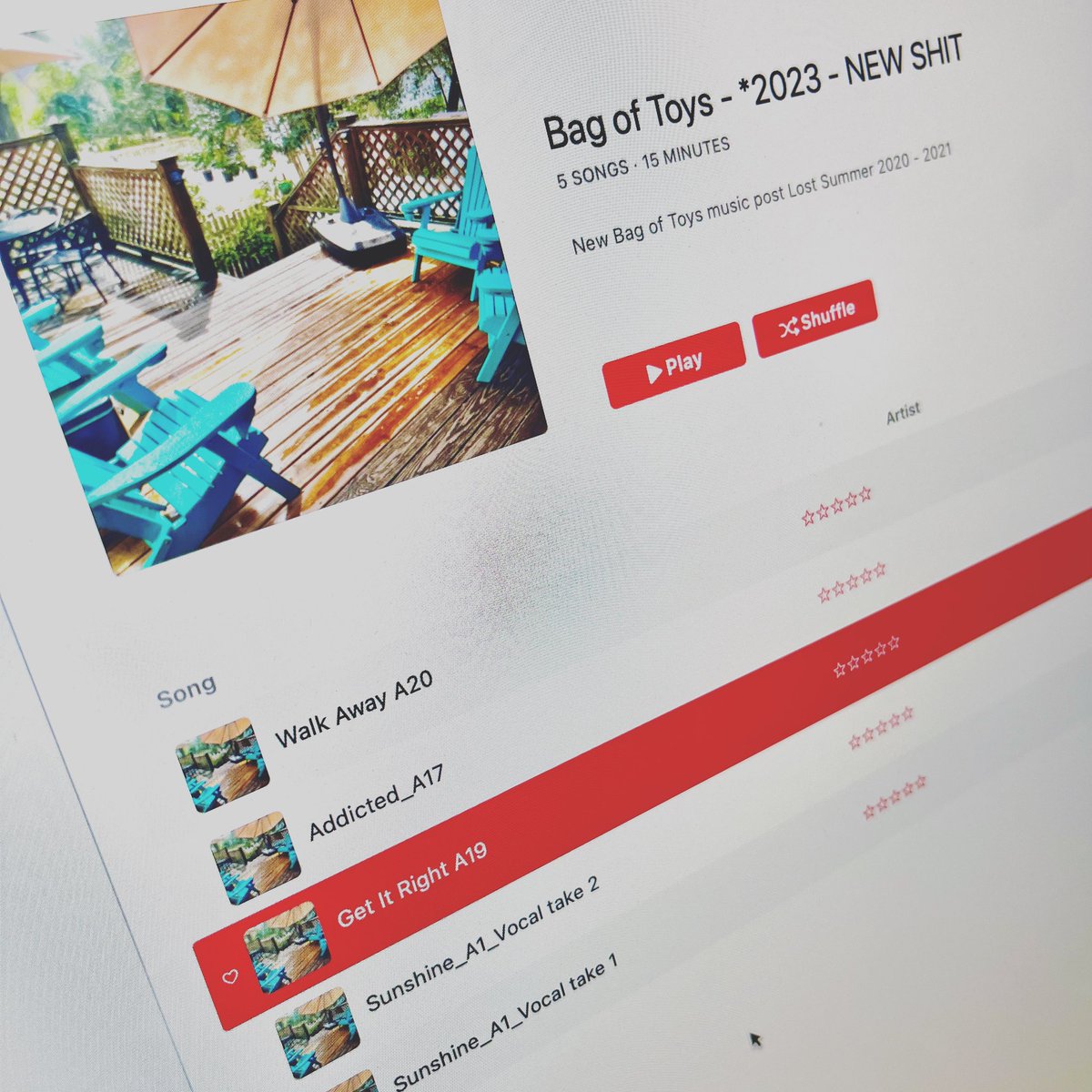 New songs are starting to add up