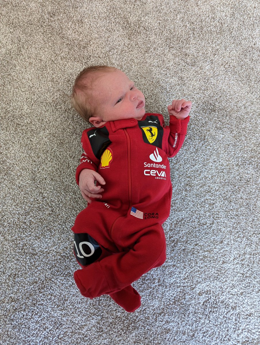 Jstnlng's tweet photo. @ScuderiaFerrari Cora was ready in case an extra driver was needed for the Saudi Arabian GP https://t.co/c7QFpi5ipM
