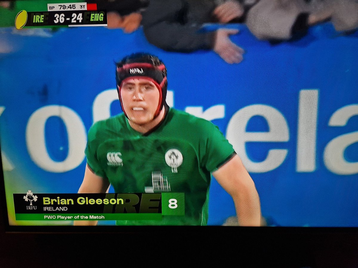 Congrats to our own Brian Gleeson who scored two tries in a man of the match performance as the Irish under 20’s achieved a 6 Nations Grand Slam after a win over England this evening.