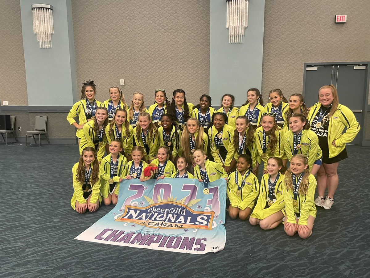 And that’s a wrap! You’re looking at your youth 3 CANAM champs! <a href="/CA_CharlotteNC/">Cheer Athletics NC</a>
