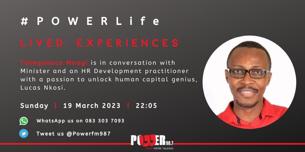 Powerfm987's tweet photo. [ON AIR] #LivedExperiences 

The importance of our names. What kind of power do our names carry?  Are we a true reflection of our names? 
@TshegoMoagi_ chats to Reverend Sibusiso Mfeka &amp; Lucas Nkosi, HR development practitioner with a key interest in identify crisis. 

#POWERLife https://t.co/eKvQDnRKRQ
