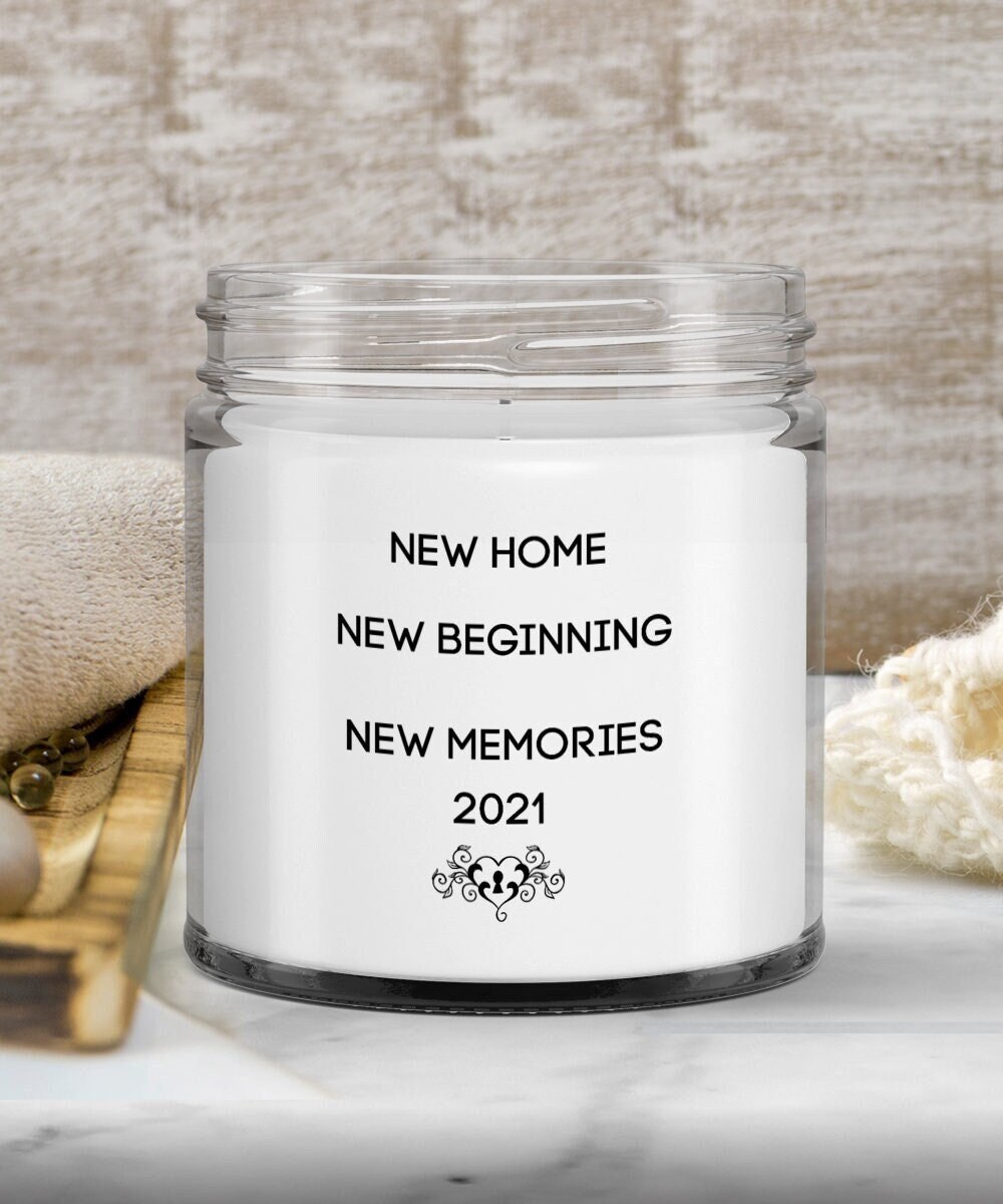 Excited to share the latest addition to my #etsy shop: Homeowner Housewarming Candle Gift Hand Poured Vanilla Scented Soy Wax Cute Cool Candle, 9 oz etsy.me/3Lwshg9 #white #housewarming #soy #entryway #cotton #vegan #soycandles #uniquecandles #cutecandles