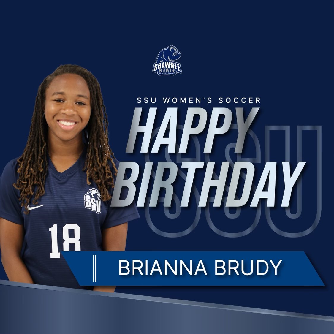 Wishing a happy birthday to our #18, Brianna Brudy! As only a freshman, she was this year’s top scorer! #gobears