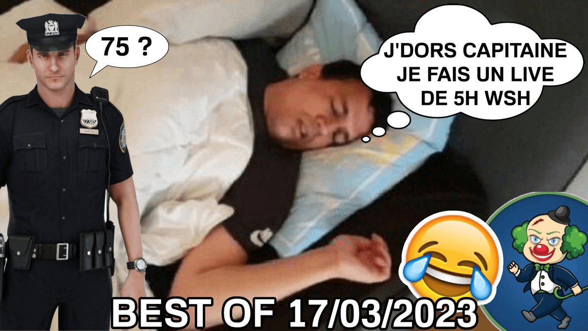 Gregogo_'s tweet photo. TK s'endort sur son live de 5h devant son capitaine 😱 👮‍♂️
2ème best of de la journée où TK rejoint la LSPD (police de #GTARP #FlashLand) pour retirer son casier judiciaire dans ce nouveau best of:

▶️ https://t.co/TM28cAc4EM
▶️ https://t.co/TM28cAc4EM
▶️ https://t.co/TM28cAc4EM https://t.co/wkIFvY1Gti