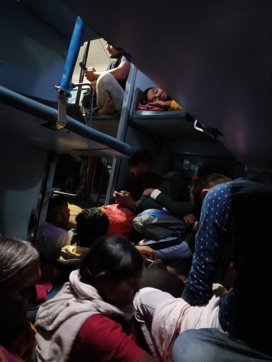 Pritam_333s's tweet photo. Traveling in Train 11402 to Mumbai. Just had a terrible exp on the train with multiple mice running around us and people sitting in the reservation compartment, this is unacceptable &amp; a health hazard. Pls address the issue Asap. #trainmi
 @RPFCRNGP 
@IRCTCofficial @Irctccomplain https://t.co/9UpfTm6ZvN