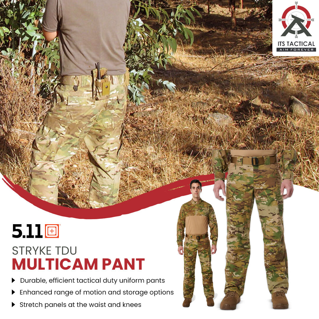 Stay prepared and ready for anything with the versatile and rugged 5.11 Multicam pant.

#511Tactical #MulticamPants #TacticalGear #RuggedDesign #AdvancedFeatures #MilitaryGrade #ErgonomicDesign #PerformanceWear #OutdoorEnthusiast #MissionReady