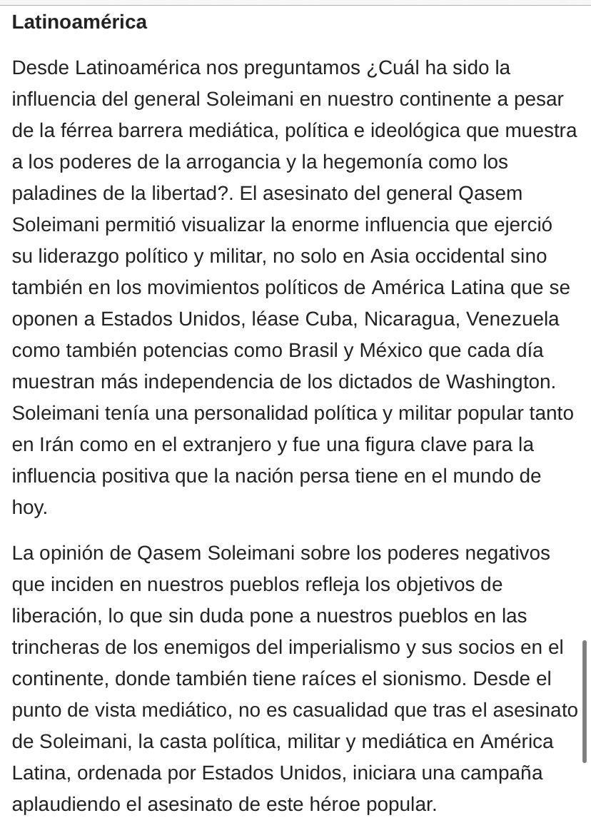 @Martinminguchi #SoleimaniVive. Qué orgullo para latinoamérica y el mundo.