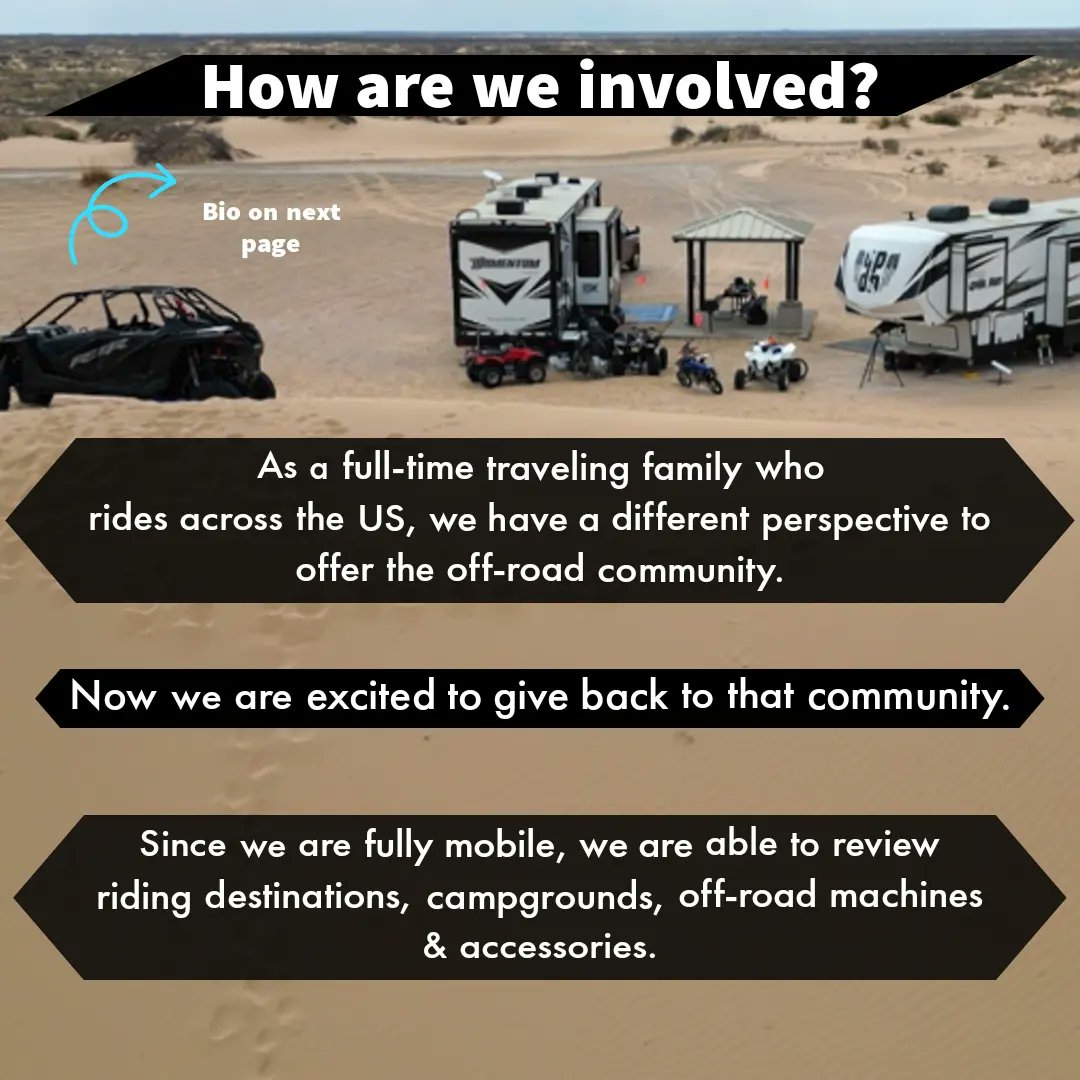 UPDNMedia's tweet photo. We are super excited to announce that we are partnering with @sxsweride to help grow the off-roading community... check out the slides for more info!#sandunes #fourwheeling #atvs #lifeontheroad #onthemove #dunegirlz #rvfamilylife #familieswhoride #motodad #sxs #UTV #ride #4x4 https://t.co/SkEUkqjR3K